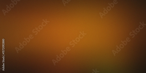 Warm gradient of orange and brown tones .Brown tone color paint on watercolour paper texture background with space minimal style .Wave curve line. Bright shimmer light. Design.