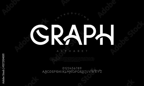 Sleek futuristic font with stylish curves and edges great for digital, branding, and editorial design