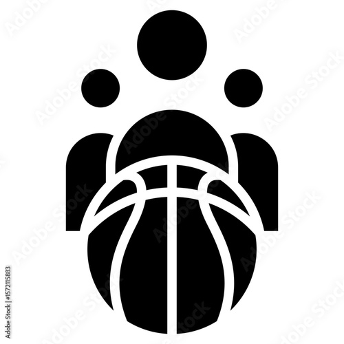 community sports glyph icon