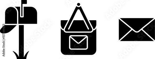 Find the best mailbox and email vector icons for your project with high quality and modern designs