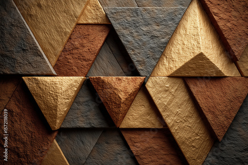 A Pattern of alian scale Triangle pokadot balance texture