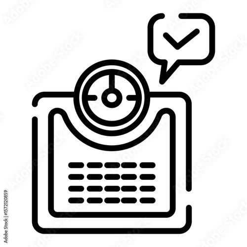 Normal body weight icon