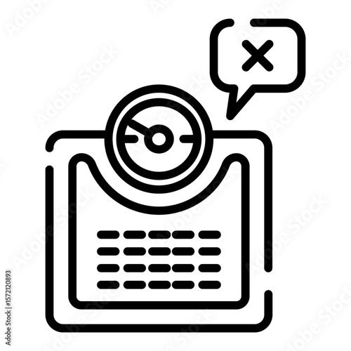 abnormal body weight icon