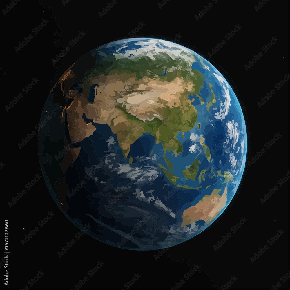 Fototapeta premium planet earth in space