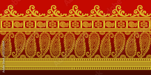 beautiful graphic saree design and this sari design is in Indian style which is for textile fashion industry and it can be used as wallpaper backdrop and website bg this style is originated in india