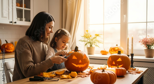 Creating Spooky Halloween Jack-o'-lanterns A Family Tradition