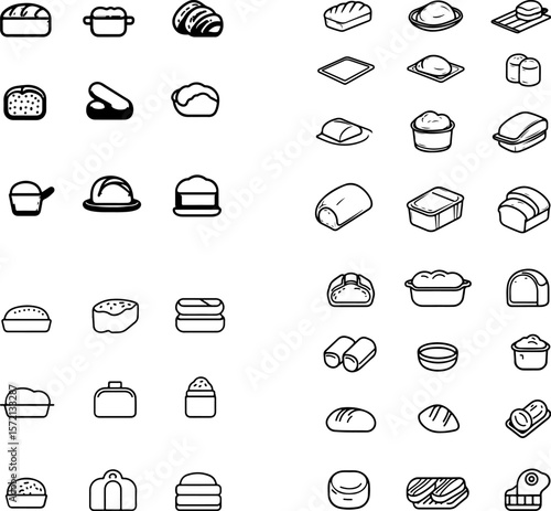 loaf pan icons, bread loaf pan icons, nonstick loaf pan icons, metal loaf pan icons, aluminum loaf pan icons, stainless steel loaf pan icons, silicone loaf pan icons, glass loaf pan ico