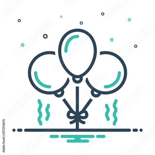 Mix icon for balloons