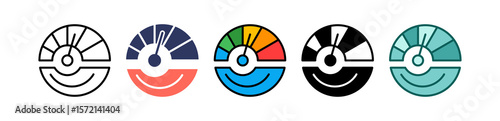 Speedometer multiple icon