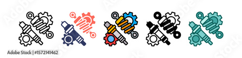 Automotive Component multiple icon
