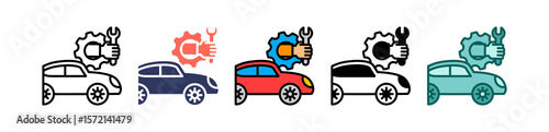 Car Maintenance multiple icon