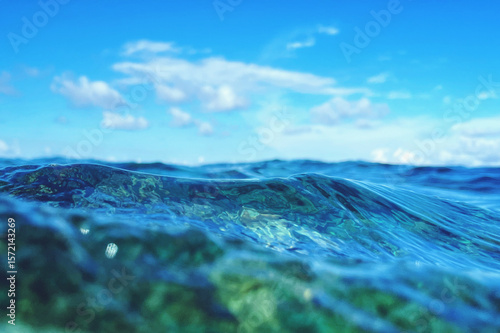 ocean wave close up 
