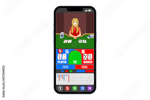 オンラインカジノ　バカラ　スマホ