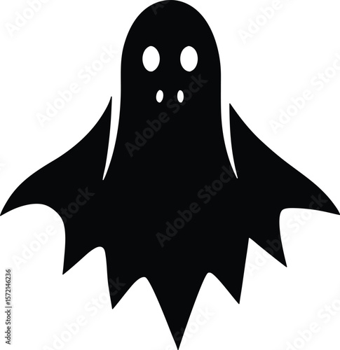 ghost vector icon. Halloween Related Vector Icon.