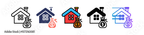 Mortgage multiple icon