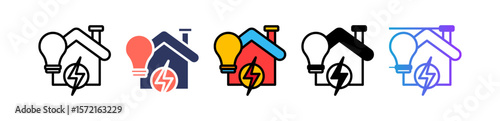 Energy Efficiency multiple icon