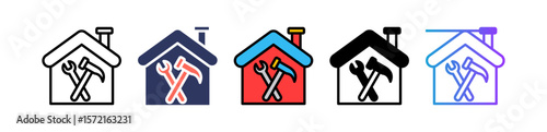 Home Renovation multiple icon