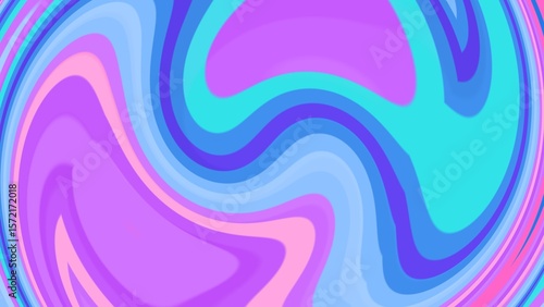 Obraz na plátně Abstract Swirls of Vibrant Hues: An eye-catching, artistic rendering featuring swirling, colorful patterns, invoking movement and energy
