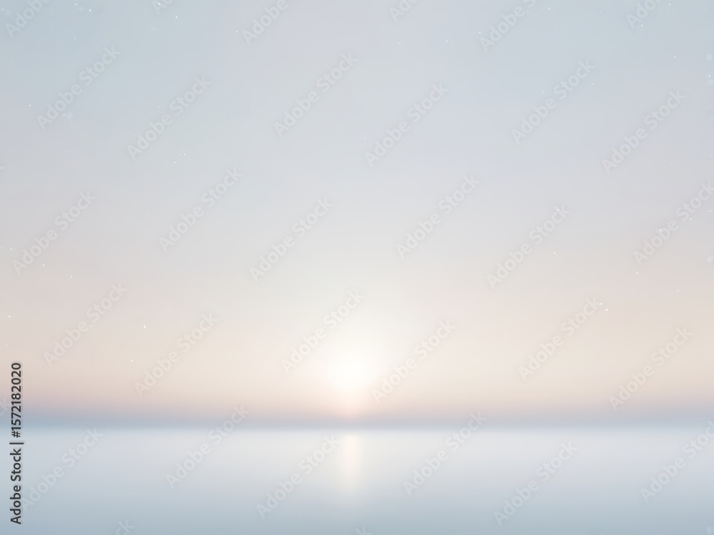 Obraz premium Soft pastel dreamy background with white bokeh sparkles and elegant light swirl, ai