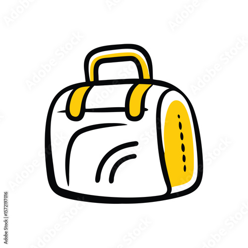 A duffel bag is ready for travel and weekend getaways