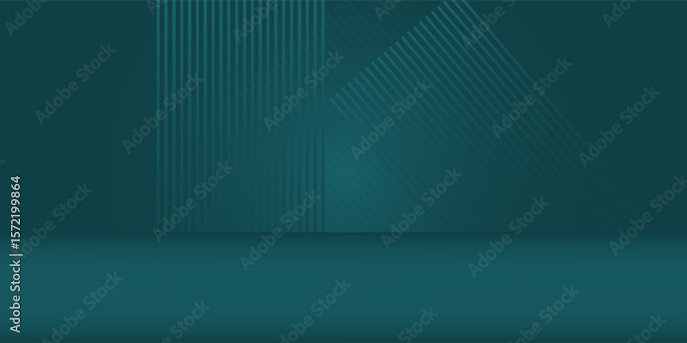 Obraz premium 3d rendering 3d illustration geometric abstract Blue elegant luxury grand