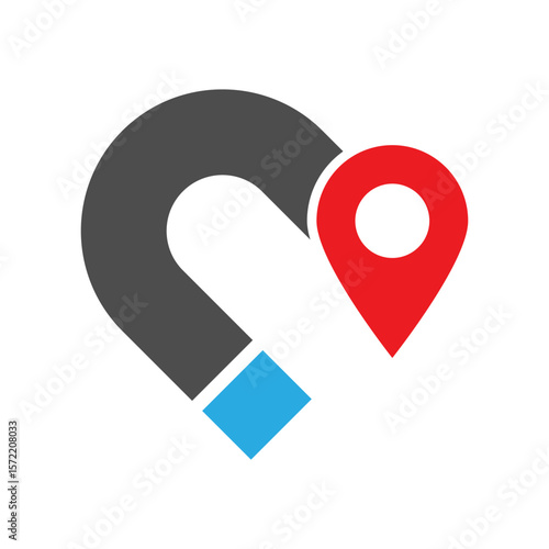 Magnet logo icon design