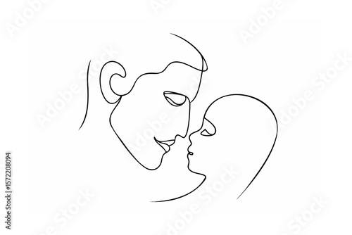 Couple embracing tenderly with soft expression embrace