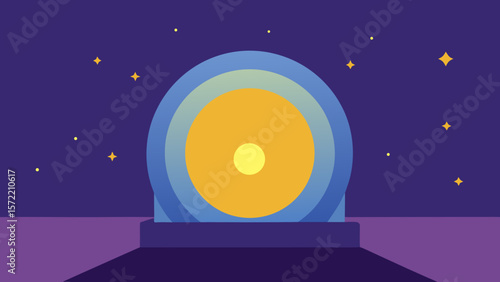 abstract background with stars