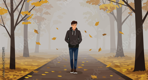 Autumnal Reflections Finding Solace Through Environmental Sadness Therapy