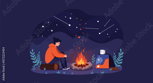 Finding Solace Environmental Sadness Therapy Through Nighttime Nature