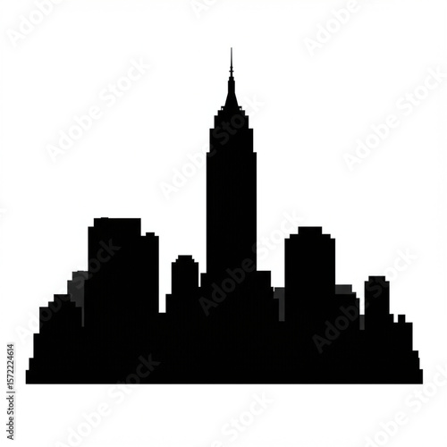 San Francisco and New York City skylines, iconic urban landscapes with striking building silhouettes, illustrate dynamic US city architecture