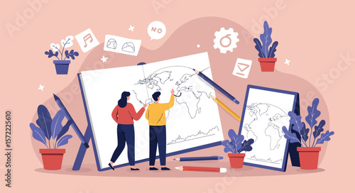 Exploring Environmental Sadness Therapy Through Collaborative Art