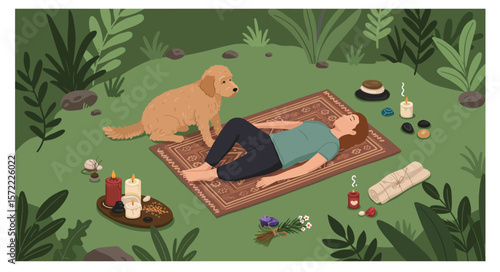 Finding Peace Environmental Sadness Therapy with Nature and Canine Companions