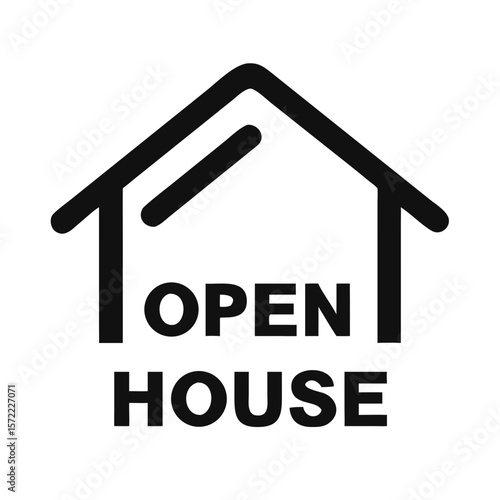 House Open House Event Announcement home real estate