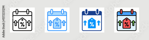 Black Friday Icon Collection Set Multiple Style