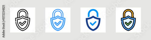 Ssl Icon Collection Set Multiple Style