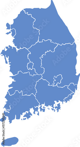 지도 도안 일러스트