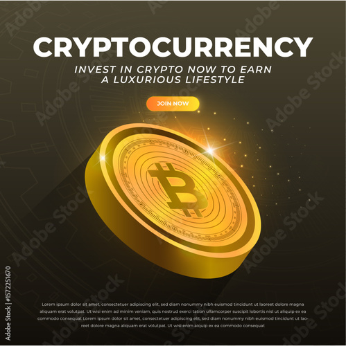 Premium Bitcoin Social Media Post design