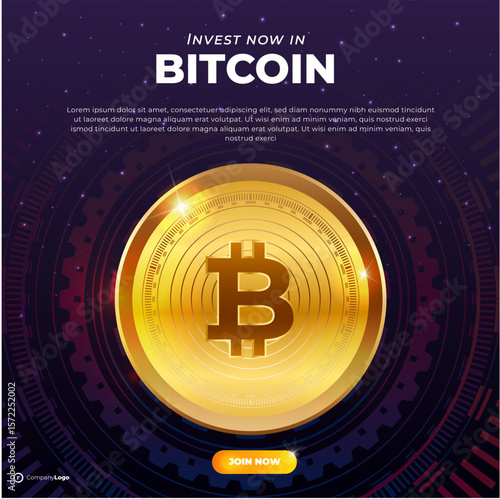 Premium Social Media Design for Bitcoin Investing