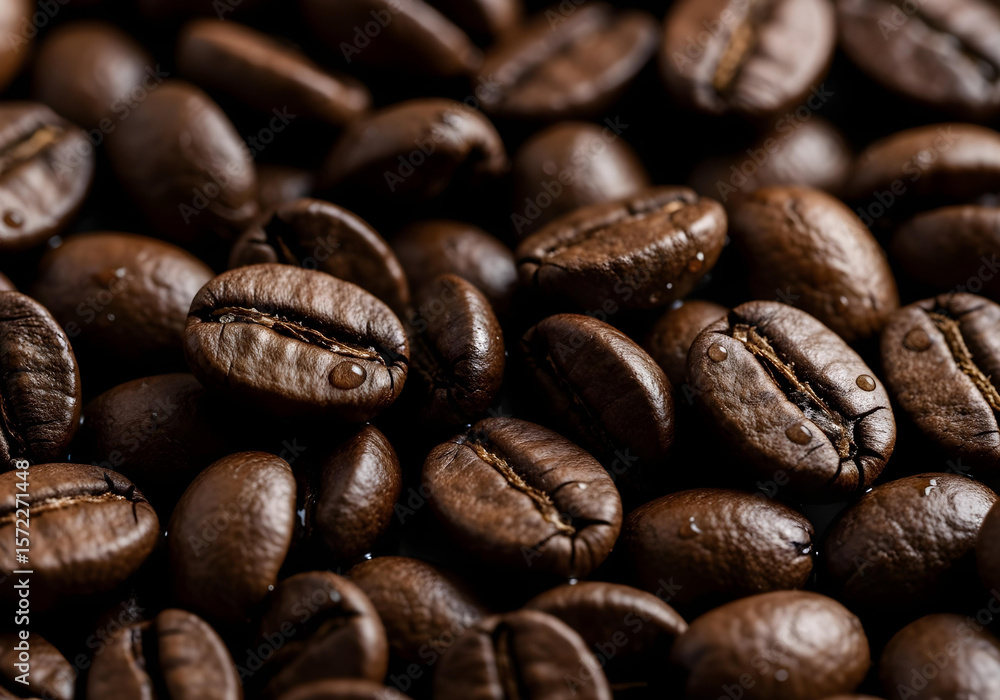 macro close-up of fresh roasted coffee beans
macro close-up of fresh roasted coffee beans