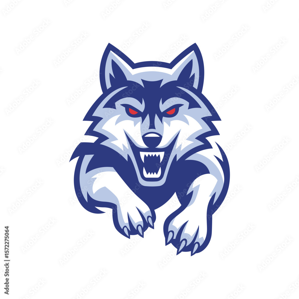 Fototapeta premium Wolf logo