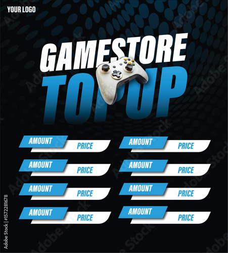 GAME TOPUP TEMPLATE