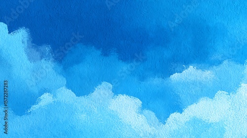 Simple, child-friendly blue background with modern and clean feel