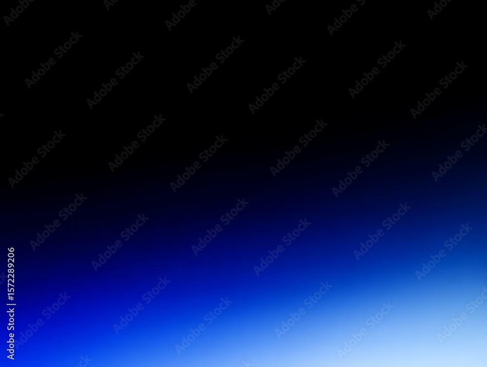 Fototapeta premium Black background blending smoothly into dark blue and white gradient left to right.