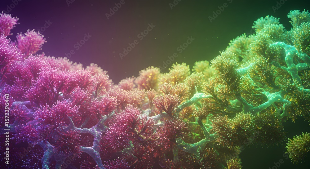 Obraz premium Vivid rainbow cloudscape with abstract texture