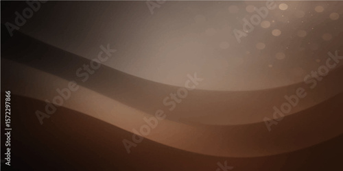 Soft Brown and Tan Gradient Layers with Gentle Abstract Flow and Floating Dust Elements