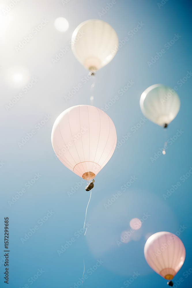 Fototapeta premium pastel balloon