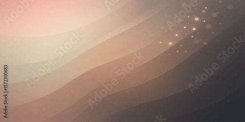 Soft pastel abstract wave design with golden peach shimmer and smooth elegant texture