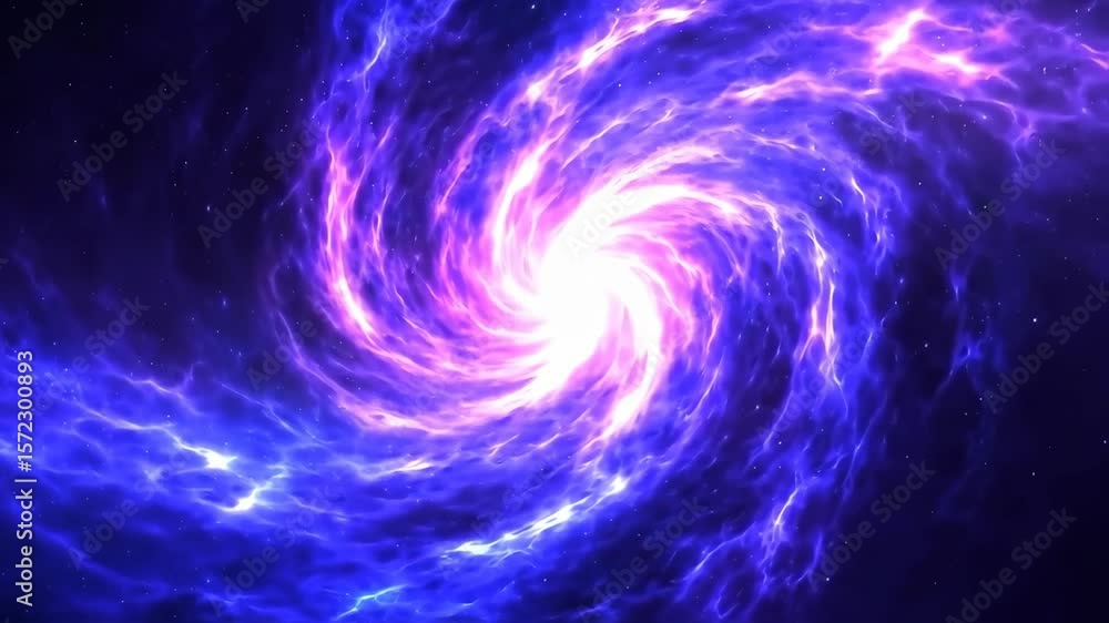 Vivid Galactic Spiral Galaxy with Bright Nebula and Dynamic Cosmic Cloud Formation in Deep Space Vivid Galactic Spiral Galaxy with Bright Nebula and Dynamic Cosmic Cloud Formation in Deep Space