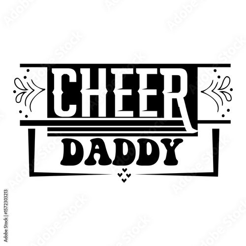 Cheer daddy SVG Design
